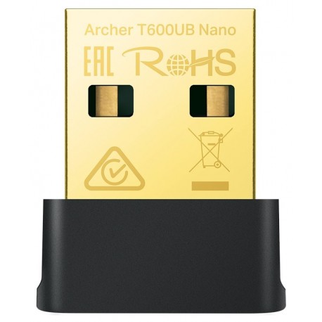 TP-Link Archer T600UB Nano AC 600 USB adaptér, 2,4/5GHz, Bluetooth 4.2, USB 2.0