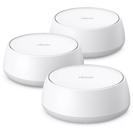 TP-Link Deco BE22 Mesh systém BE3600, WiFi 7, 688MBps na 2,4GHz, 2882 Mbps na 5GHz, 2x GLAN, 3ks v balení
