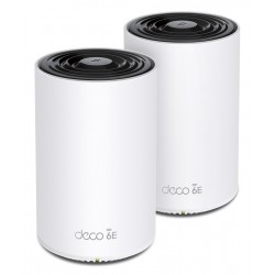 TP-Link Deco XE75 Pro(2-pack) - Triple Band Mesh systém AXE5400, Wi-Fi 6E, 1x 2,5Gbit WAN/LAN, 2x Gbit WAN/LAN