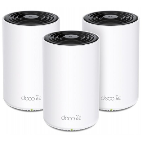TP-Link Deco XE75(3-pack) Mesh systém AXE5400, WiFi 6E, 3x GLAN, / 574Mbps 2,4GHz/ 2402Mbps 5GHz/ 2402 6GHz