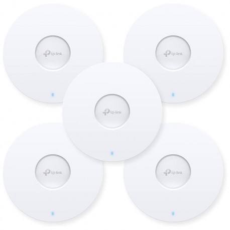 TP-Link EAP613(5-pack) stropní AP WiFi 6, 1x GLan, 2,4 a 5 GHz, AX1800, bez PoE adaptéru, Omada SDN