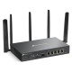TP-Link ER706W-4G Omada VPN Router, 1x Nano SIM slot (4G+ Cat6), WiFi 6 2402 Mbps  5GHz + 574 Mbps  2.4GHz, 1x SFP GWAN/