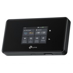 TP-Link M8550 mobilní 5G WiFi 6 router, display, 4700 mAh baterie, SD slot, 1x GLAN, 2x TS9