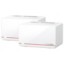 TP-Link Mercusys Halo H37BE(2-pack) WiFi systém, WiFi 7, BE6500, 2x 2,5GWAN/LAN, 1x GWAN/GLAN, 2ks v balení