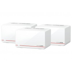 TP-Link Mercusys Halo H37BE(3-pack) WiFi systém, WiFi 7, BE6500, 2x 2,5GWAN/LAN, 1x GWAN/GLAN, 3ks v balení