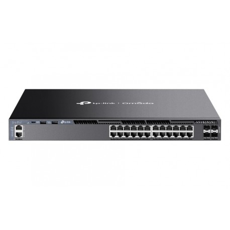 TP-Link SG6428X, Omada 24-Port Gigabit L3 Switch, 24x GLAN, 4x 10GB SFP+, 2x USB, 1U