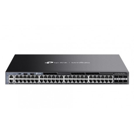 TP-Link SG6654X, Omada 48-Port Gigabit L3 Switch, 48x GLAN, 6x 10GB SFP+, 2x USB, 1U