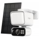 TP-Link Tapo C615F KIT venkovní WiFi Kamera se světlem, 3MPx, 2304×1296, audio, IR 10m, SD, IP65, solar panel, 10400 mAh