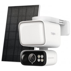 TP-Link Tapo C615F KIT venkovní WiFi Kamera se světlem, 3MPx, 2304×1296, audio, IR 10m, SD, IP65, solar panel, 10400 mAh