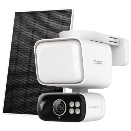 TP-Link Tapo C615F KIT venkovní WiFi Kamera se světlem, 3MPx, 2304×1296, audio, IR 10m, SD, IP65, solar panel, 10400 mAh