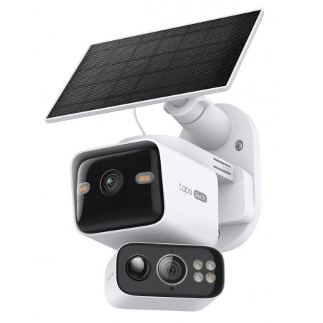 TP-Link Tapo C645D KIT venkovní WiFi Kamera duální, 2x 2K, 2304×1296, audio, IR 10m, SD, IP65, solar panel, 10000 mAh