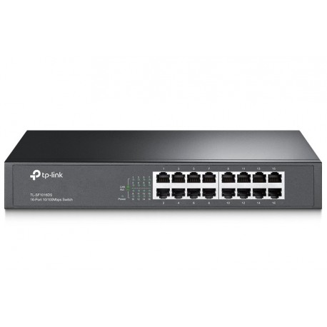 TP-Link TL-SF1016DS/ switch 16 x 10/100 Mbs/ 13" rack/ kovový