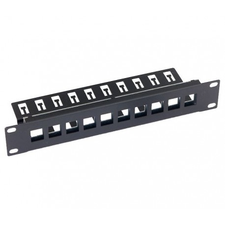 Triton 10' modulární patch panel 1U  pro max. 10ks keystone,otvor 14,8x17,5mm