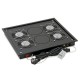 Triton Vent. jednotka spodní (horní) 220V/60W 4xvent.+Termostat, černá