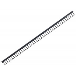 Triton Vyvazovací hřeben, dvouřadý pro rozvaděč výšky 32U (1240 mm), výška trnu 75 mm, RAL9005