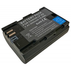 TRX baterie Canon/ 2650 mAh/ pro EOS 5D Mark II/ Mark III/ EOS 6D/ EOS 6Da/ 60D/ 7D/ 70D/ neoriginální