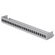 Ubiquiti 24-Port Blank Keystone Patch Panel - Panel do rozvaděče 19", pro keystone, stříbrný, 1U