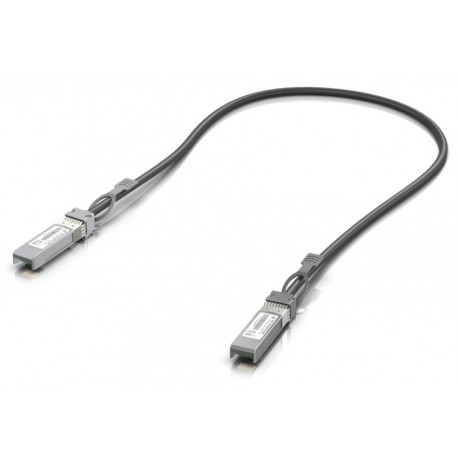 Ubiquiti DAC patch 10G - DAC kabel, SFP+, SFP, rychlost 10/1 Gbit, černý, délka 0,5m