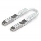 Ubiquiti DAC patch 25G - DAC kabel, SFP28, SFP+, SFP, rychlost 25/10/1 Gbit, bílý, délka 0,15m