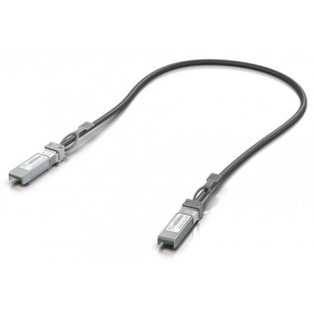 Ubiquiti DAC patch 25G - DAC kabel, SFP28, SFP+, SFP, rychlost 25/10/1 Gbit, černý, délka 0,5m