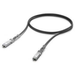 Ubiquiti DAC patch 25G - DAC kabel, SFP28, SFP+, SFP, rychlost 25/10/1 Gbit, černý, délka 1m
