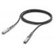 Ubiquiti DAC patch 25G - DAC kabel, SFP28, SFP+, SFP, rychlost 25/10/1 Gbit, černý, délka 3m