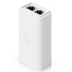 Ubiquiti POE-24-12W-G-WH - Gigabit PoE injektor 24V/0,5A (12W), včetně napájecího kabelu, bílý