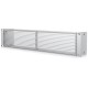 Ubiquiti Rack Mount Panel Vented 2U - Panel do rozvaděče 19" s ventilační mřížkou, stříbrný, 2U