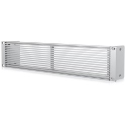Ubiquiti Rack Mount Panel Vented 2U - Panel do rozvaděče 19" s ventilační mřížkou, stříbrný, 2U