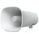 Ubiquiti UniFi AI Horn Speaker W - Venkovní reproduktor (siréna), hlasitost až 120 dB, IP66, PoE+ napájení, bílý