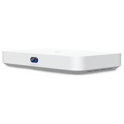Ubiquiti UniFi Cloud Gateway Fiber - Router, Full UniFi OS, IDS/IPS, 5x 2.5GbE, 2x SFP+, slot NVMe SSD, 1x PoE+ (30W)