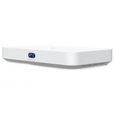 Ubiquiti UniFi Cloud Gateway Fiber - Router, Full UniFi OS, IDS/IPS, 5x 2.5GbE, 2x SFP+, slot NVMe SSD, 1x PoE+ (30W)