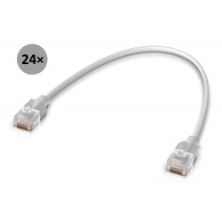 Ubiquiti UniFi Etherlighting Patch Cable 0.15m 24pack - Patch kabel, Cat6, Etherlighting, délka 0,15m, sada 24ks