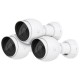 Ubiquiti UniFi G5 Bullet 3 - kamera, 4Mpx rozlišení, IR LED, Smart detekce, IPX4, IK04, Low-light, PoE, sada 3 ks