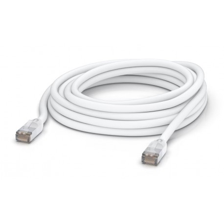 Ubiquiti UniFi patch cable outdoor - venkovní STP, Cat5e, bílý, délka 8m