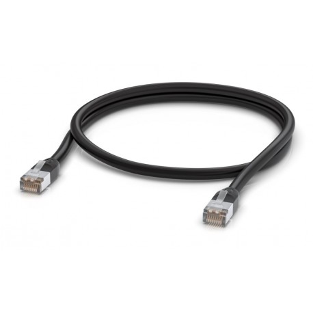 Ubiquiti UniFi patch cable outdoor - venkovní STP, Cat5e, černý, délka 1m