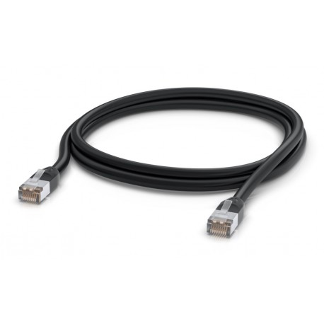 Ubiquiti UniFi patch cable outdoor - venkovní STP, Cat5e, černý, délka 2m