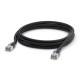 Ubiquiti UniFi patch cable outdoor - venkovní STP, Cat5e, černý, délka 3m