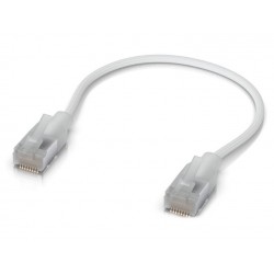 Ubiquiti UniFi Premium Patch Cable 0.15m 24pck - Patch kabel, Cat6a, Etherlighting, bílý, délka 0,15m, 24 kusů