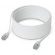 Ubiquiti UniFi Premium Patch Cable 12m - Patch kabel, Cat6a, Etherlighting, bílý, délka 12m