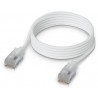 Ubiquiti UniFi Premium Patch Cable 1m - Patch kabel, Cat6a, Etherlighting, bílý, délka 1m