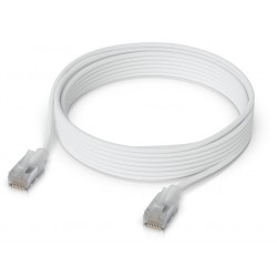 Ubiquiti UniFi Premium Patch Cable 3m - Patch kabel, Cat6a, Etherlighting, bílý, délka 3m