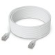 Ubiquiti UniFi Premium Patch Cable 5m - Patch kabel, Cat6a, Etherlighting, bílý, délka 5m