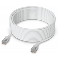Ubiquiti UniFi Premium Patch Cable 5m - Patch kabel, Cat6a, Etherlighting, bílý, délka 5m