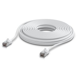 Ubiquiti UniFi Premium Patch Cable Outdoor 12m - Patch kabel, Cat6a, venkovní, bílý, 12m