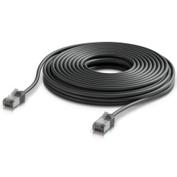 Ubiquiti UniFi Premium Patch Cable Outdoor 12m - Patch kabel, Cat6a, venkovní, černý, 12m