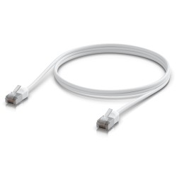 Ubiquiti UniFi Premium Patch Cable Outdoor 1m - Patch kabel, Cat6a, venkovní, bílý, 1m
