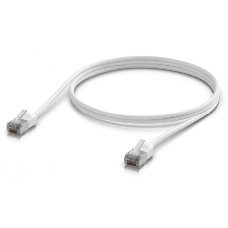 Ubiquiti UniFi Premium Patch Cable Outdoor 1m - Patch kabel, Cat6a, venkovní, bílý, 1m