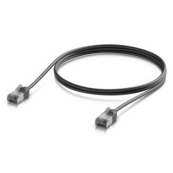 Ubiquiti UniFi Premium Patch Cable Outdoor 1m - Patch kabel, Cat6a, venkovní, černý, 1m