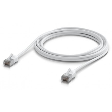 Ubiquiti UniFi Premium Patch Cable Outdoor 3m - Patch kabel, Cat6a, venkovní, bílý, 3m